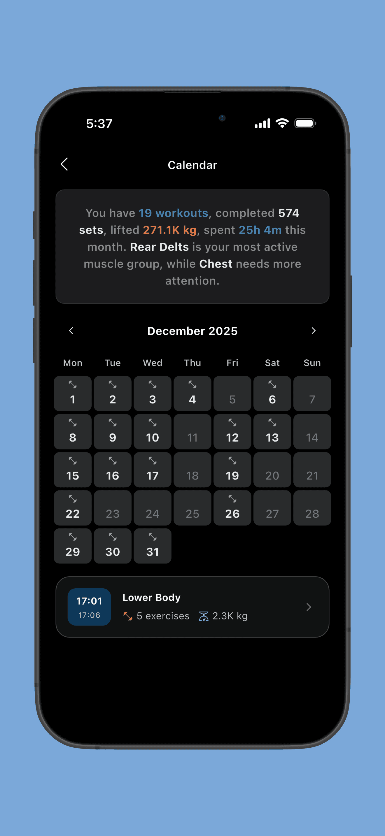 Tempo App Interface 6